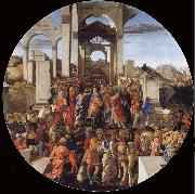 Sandro Botticelli The Adoration of the Kings painting